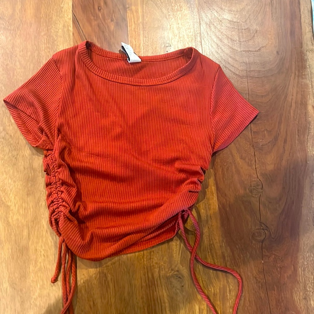 Orange Crop Top